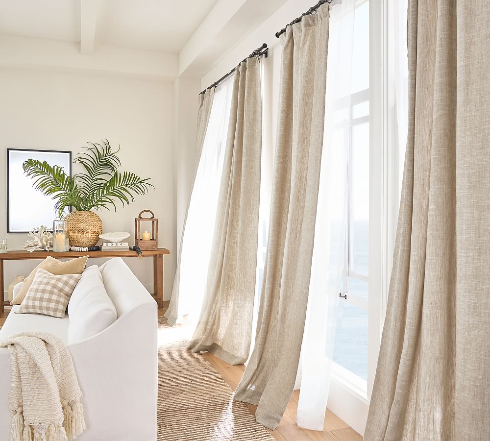 Open Box: Emery Linen Curtain