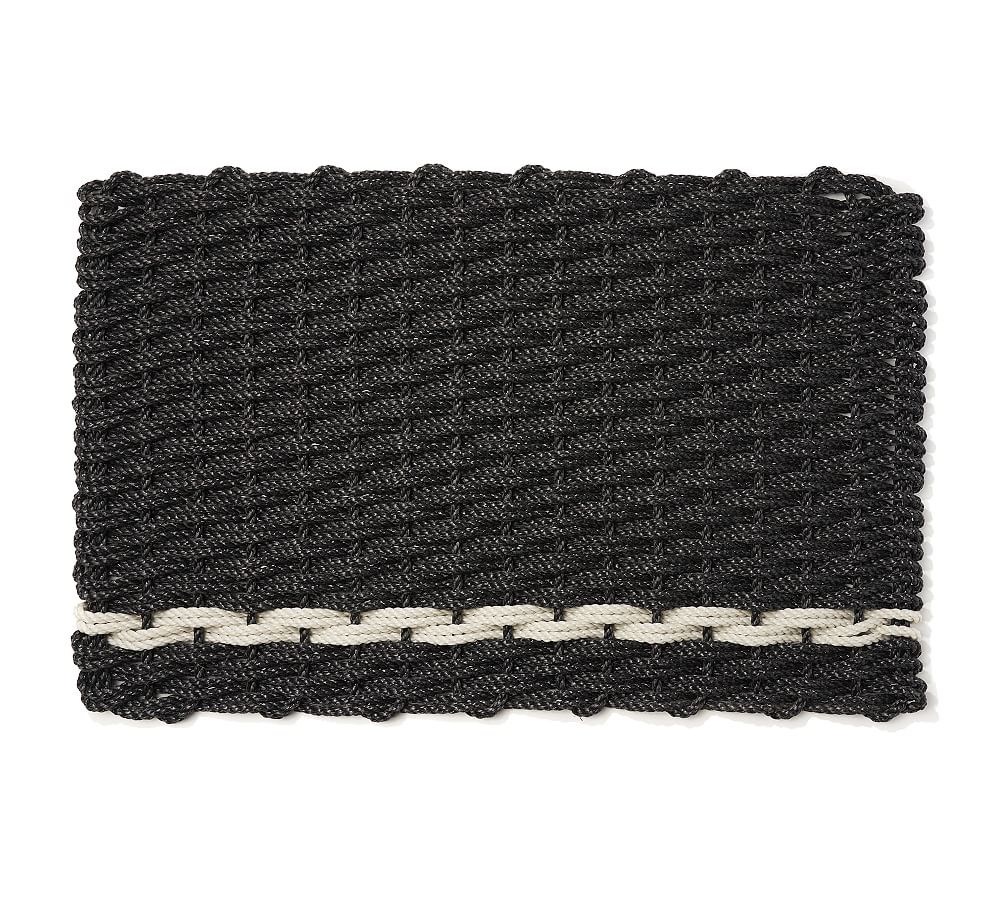 The Rope Co. Elemental Striped Handwoven Doormat