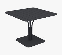 Fermob Metal Square Luxembourg Pedestal Outdoor Dining Table (36&quot;)