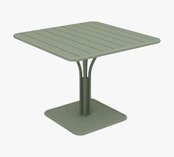 Fermob Metal Square Luxembourg Pedestal Outdoor Dining Table (36&quot;)