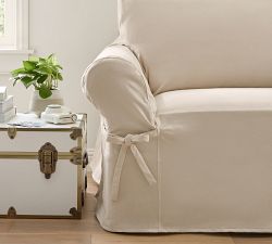 Relaxed Fit Slipcover with Ties