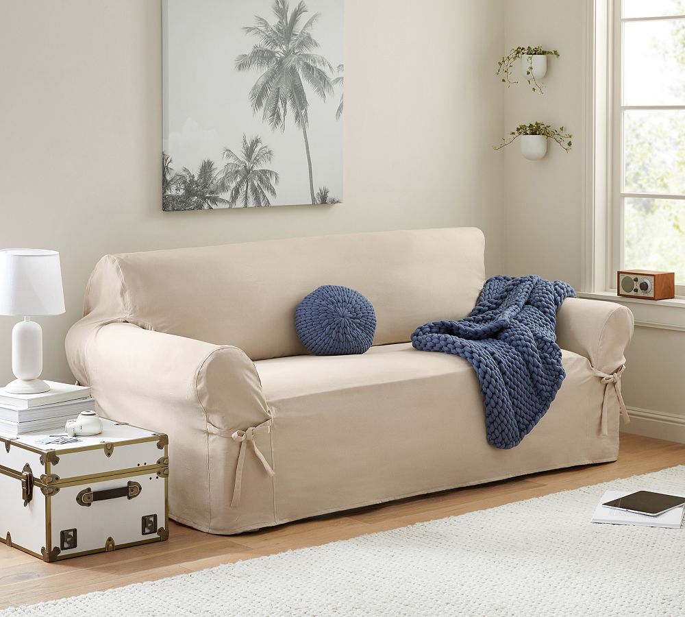 Relaxed Fit Slipcover with Ties