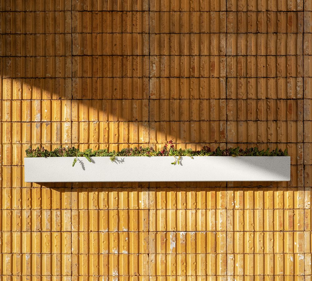 All Weather Eco Hadlee Wall Mounted Long Box Planters