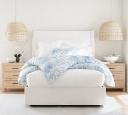 Harper Non-Tufted Upholstered Storage Platform Bed