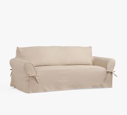 Relaxed Fit Slipcover with Ties
