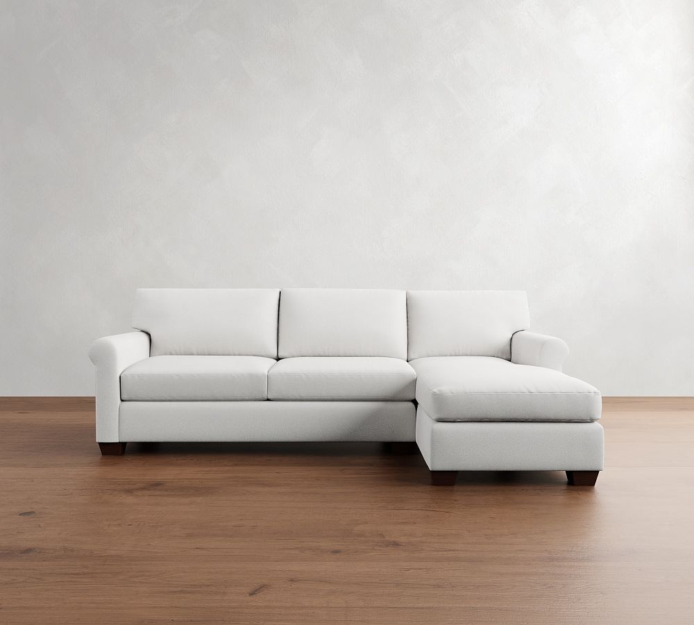 York Roll Arm Chaise Sleeper Sectional (119&quot;)