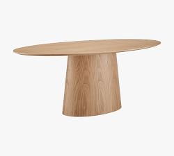 South Oval Pedestal Dining Table (78&quot;)
