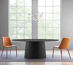 South Oval Pedestal Dining Table (78&quot;)