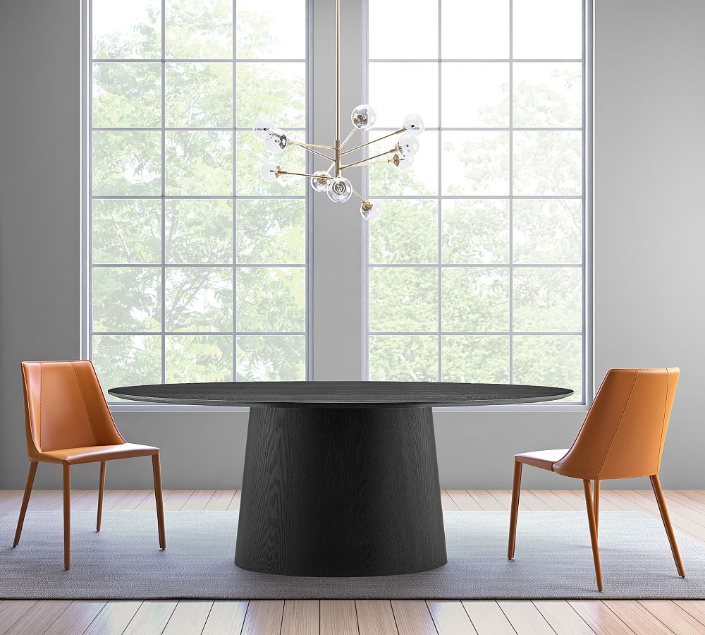 South Oval Pedestal Dining Table (78&quot;)