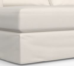 Big Sur Slipcovered 3-Piece Double Chaise Outdoor Sectional (166&quot;)