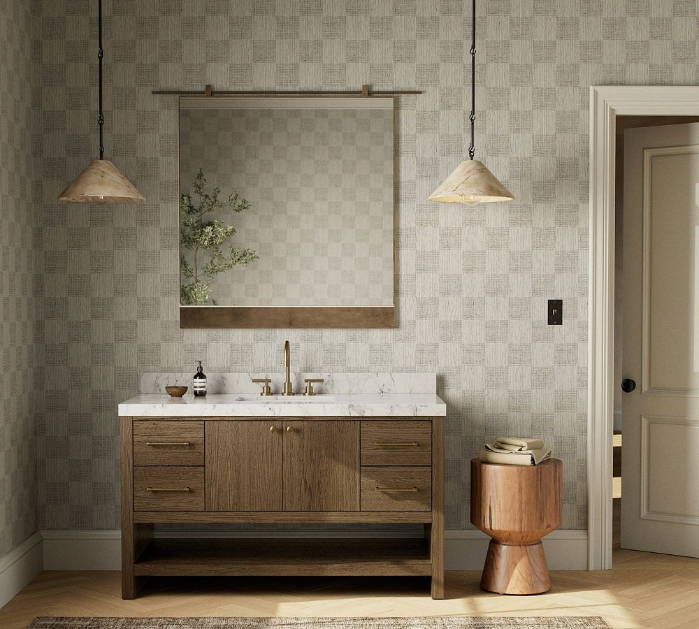 Aspen 55&quot; Marble Top Single Sink Vanity