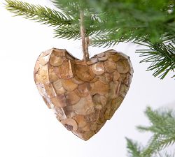 Shatterproof Gold Pod Ornaments - Set of 12