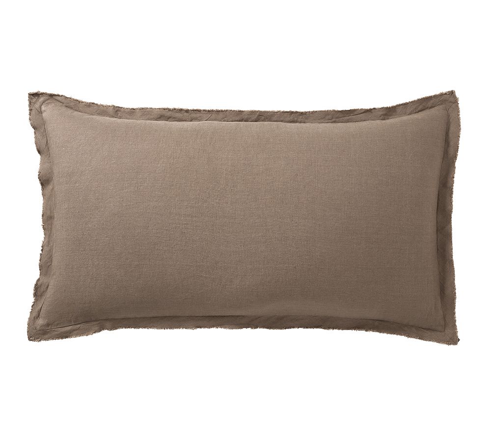 Belgian Flax Linen Double Flange Sham - King