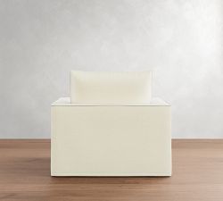 Westwood Square Arm Flange Edge Slipcovered Chair