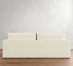 Westwood Square Arm Flange Edge Slipcovered Sofa (78&quot;-102&quot;)