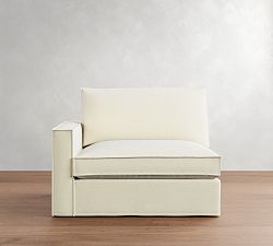 Build Your Own Westwood Square Arm Flange Edge Slipcovered Sectional