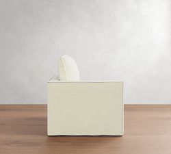 Build Your Own Westwood Square Arm Flange Edge Slipcovered Sectional