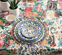 Puebla Multi Porcelain Appetizer Plates - Set of 4