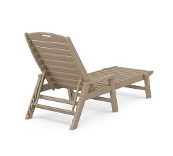 Polywood Outdoor Chaise with Arms