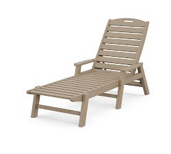 Polywood Outdoor Chaise with Arms