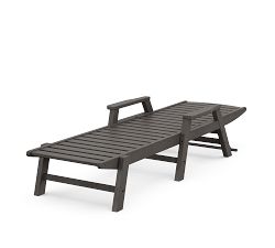Polywood Outdoor Chaise with Arms