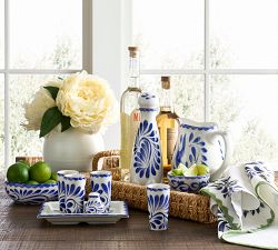 Puebla Porcelain Tequila Set