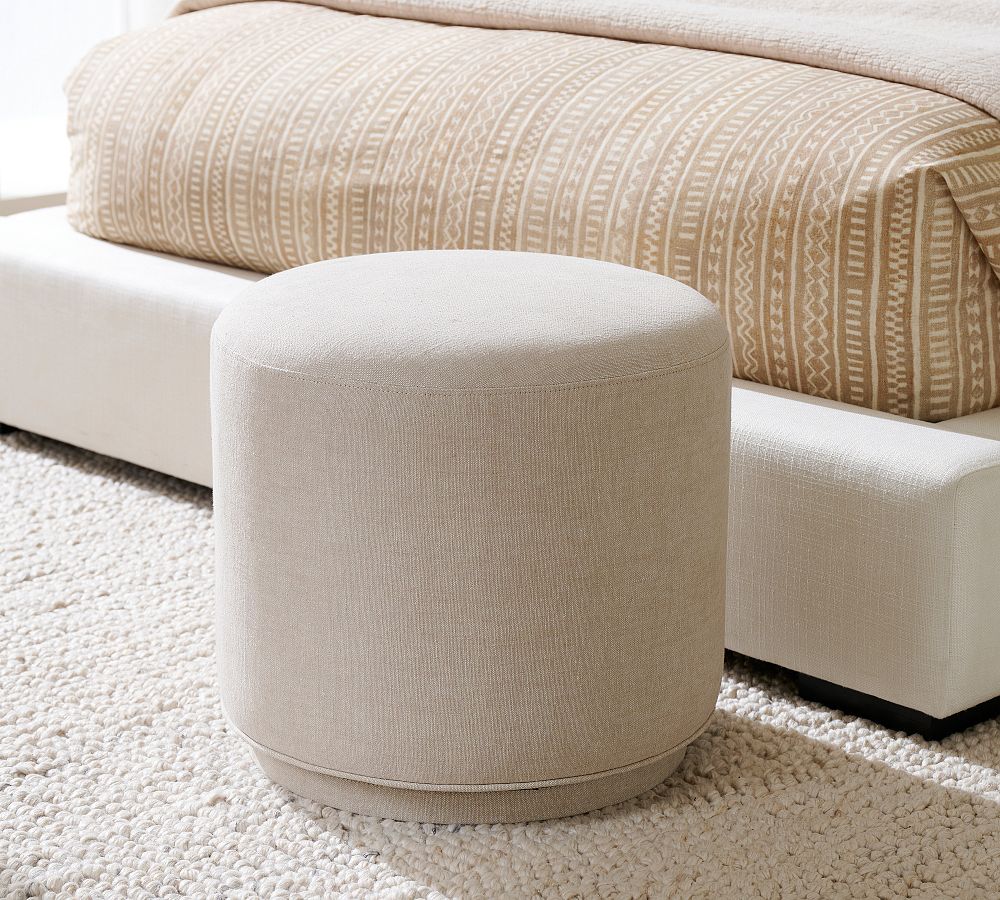 Jake Upholstered Swivel Stool