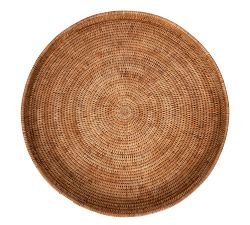 Tava Handwoven Rattan Oversized Round Tray