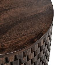 Beirut Round End Table (25&quot;w)