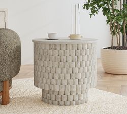 Beirut Round End Table (25&quot;w)
