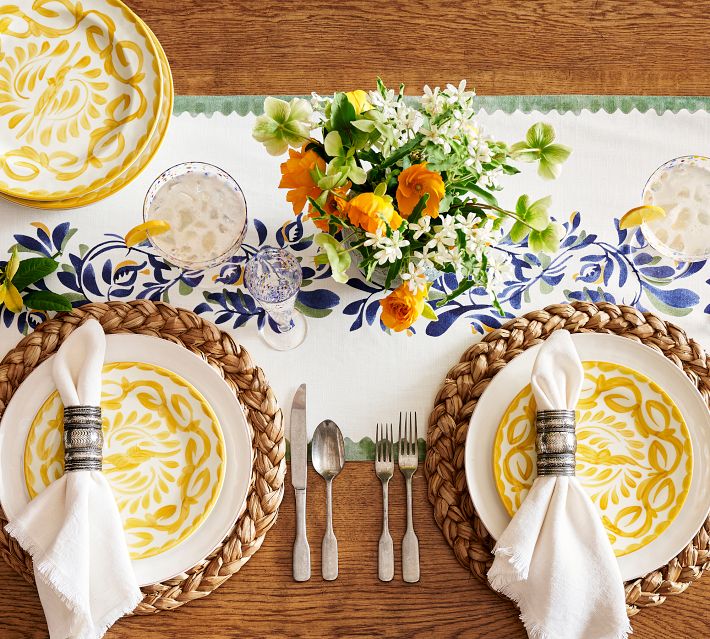épine lace cotton panier Cotton & Lace Napkin Set – roaniris.co