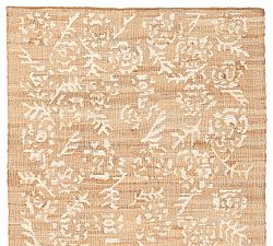 Sabine Floral Jute Rug