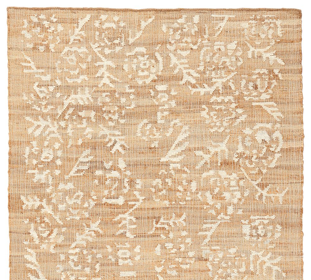 Sabine Floral Jute Rug