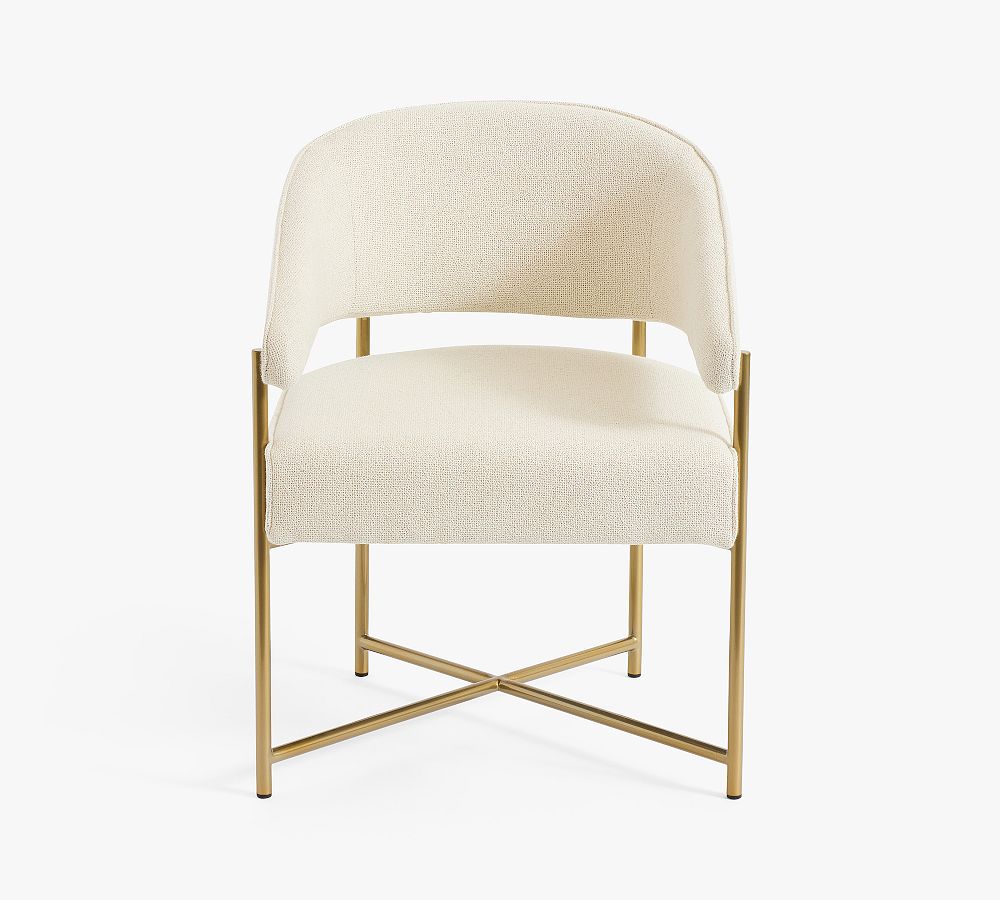 Baldwin Upholstered Metal Dining Chair