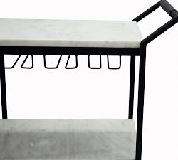 Laval Marble Bar Cart (24&quot;)