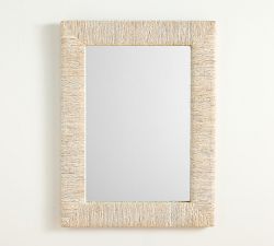 Malibu Handwoven Seagrass Rectangular Mirror