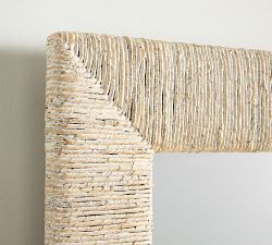Malibu Handwoven Seagrass Rectangular Mirror