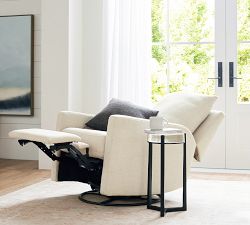 Ayden Square Arm Manual &amp; Power Swivel Glider Recliner
