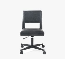 Belfast Leather Swivel Desk Chair