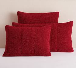 Teddy Faux Fur Quilted Sham