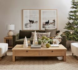 Modern Farmhouse Rectangular Side Table (16&quot;)