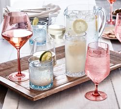 Happy Hour Outdoor Wine Glasses  - Blush