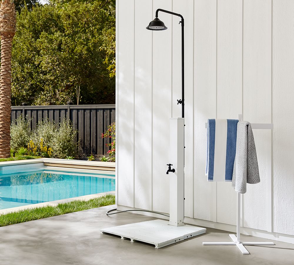Modern Farmhouse Outdoor Shower