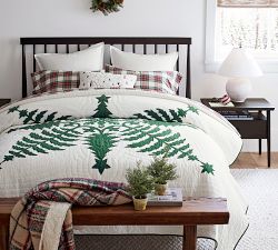 Stewart Plaid Organic Percale Pillowcases - Set of 2