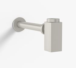 Modern Square Sink Drain 1-1/4&rdquo; P-Trap