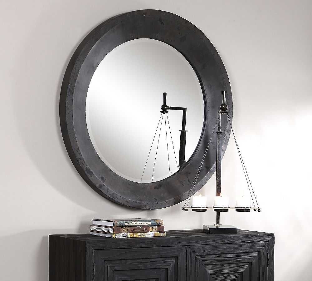 Bowery Round Mirror 40&quot;