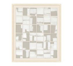 Neutral Pieces Framed Print