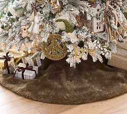 Shearling Faux Fur Tree Skirt