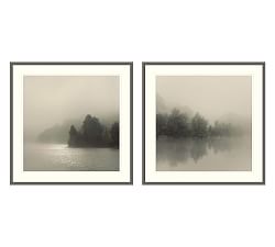 Lake Mist Framed Prints - 38&quot; x 38&quot;