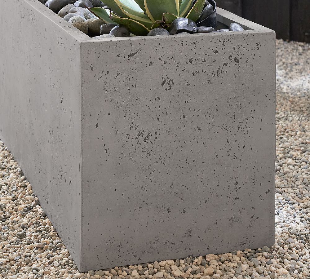 Mission Square Handmade Outdoor Planters | Pottery Barn